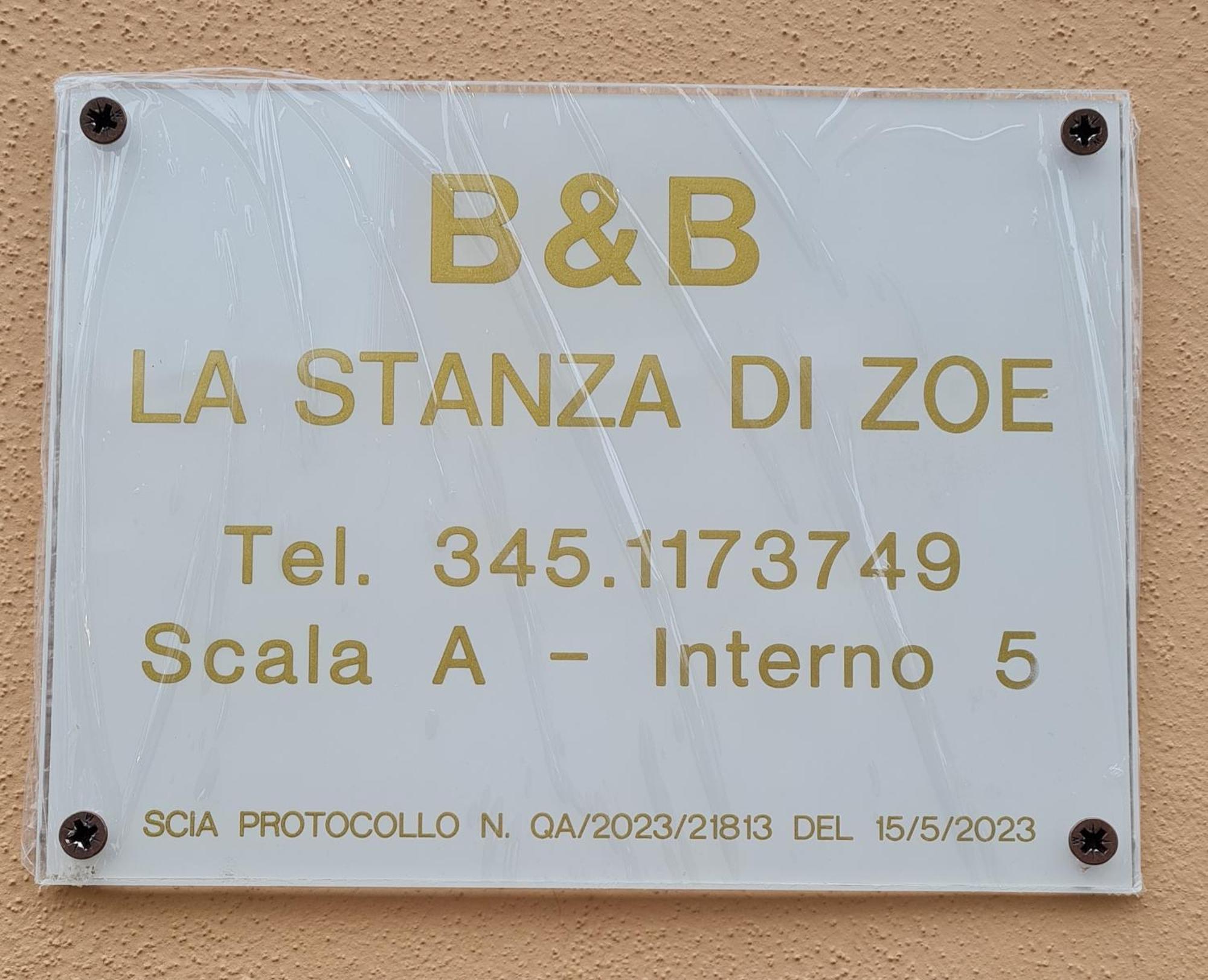 B&B La Stanza Di Zoe Rom Eksteriør billede